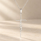 Elegant Scripted Faith Cross