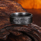 Anillo de Cruz con Detalle de Puntos: Devoción Serena para el Día a Día