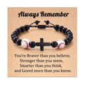 Pulsera de Cuentas Deportivas con Cruz: Devoción para Amantes del Deporte