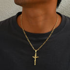 Collar Crucifijo Sagrado en 4 Estilos: Diseño Elegante y Recordatorio Fiel para Cada Día