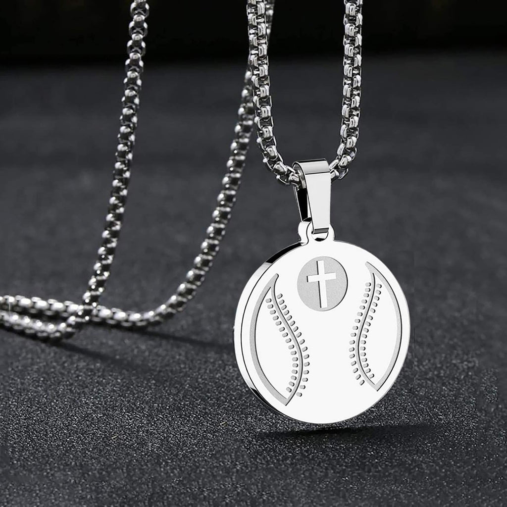 Collar con Dije de Oración Deportiva: Filipenses 4:13 e Ícono de Deporte para Llevar