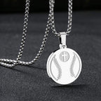Collar con Dije de Oración Deportiva: Filipenses 4:13 e Ícono de Deporte para Llevar