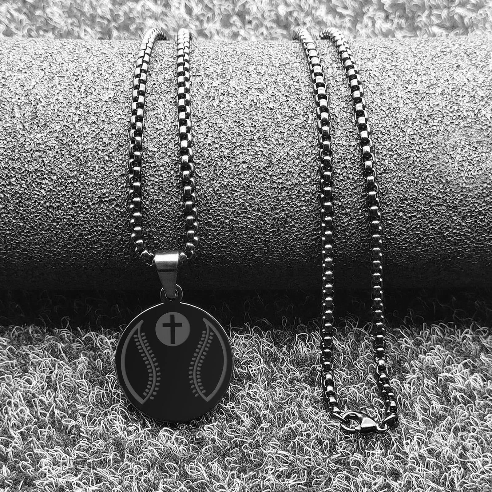 Collar con Dije de Oración Deportiva: Filipenses 4:13 e Ícono de Deporte para Llevar