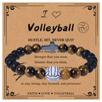 Pulsera Deportiva de Ojo de Tigre y Acabado Mate: Recordatorio Constante de Fuerza
