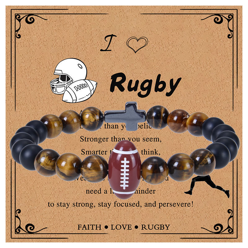 Pulsera Deportiva de Ojo de Tigre y Acabado Mate: Recordatorio Constante de Fuerza