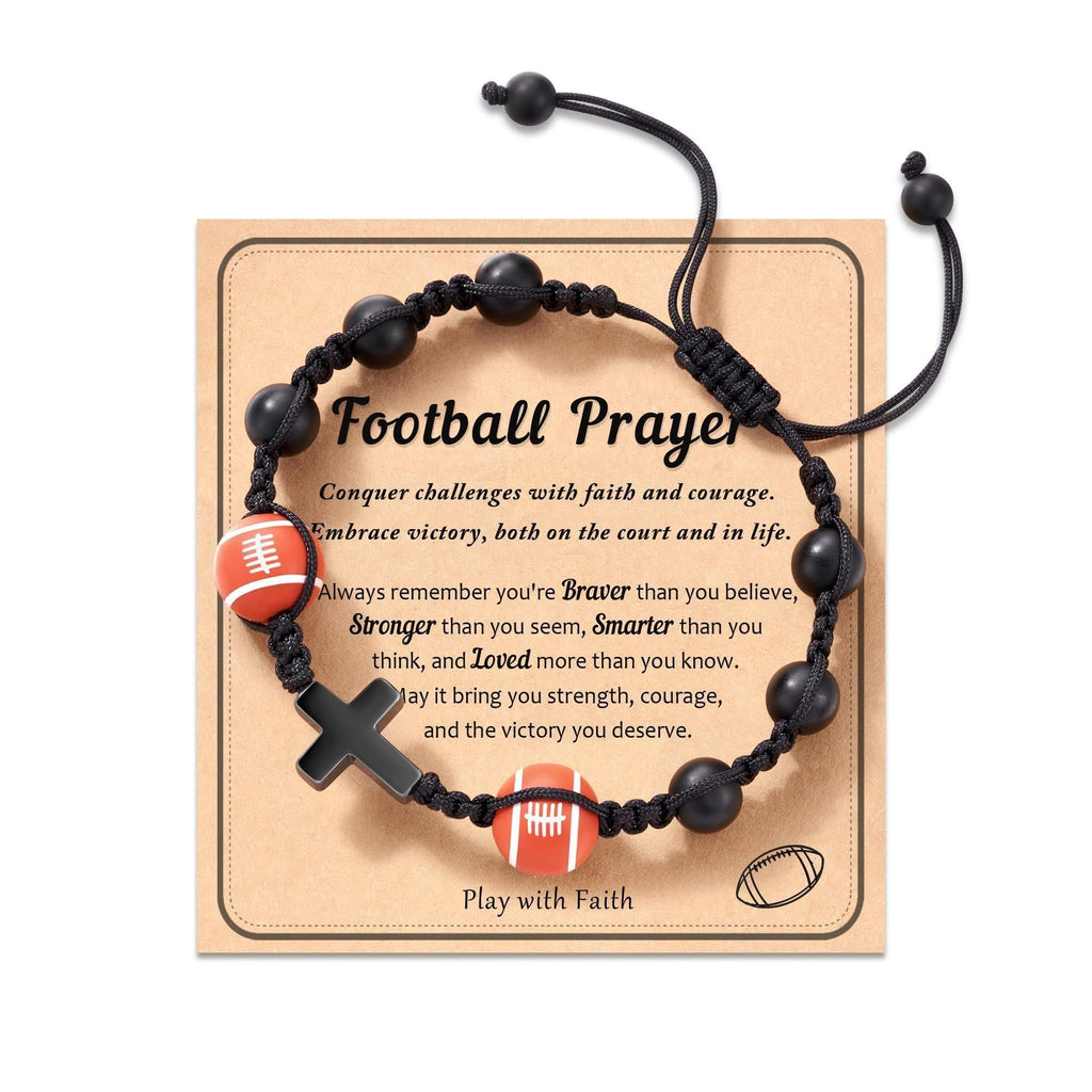 Pulsera de Fe con Temática Deportiva: Tarjeta con Mensaje para el Día a Día