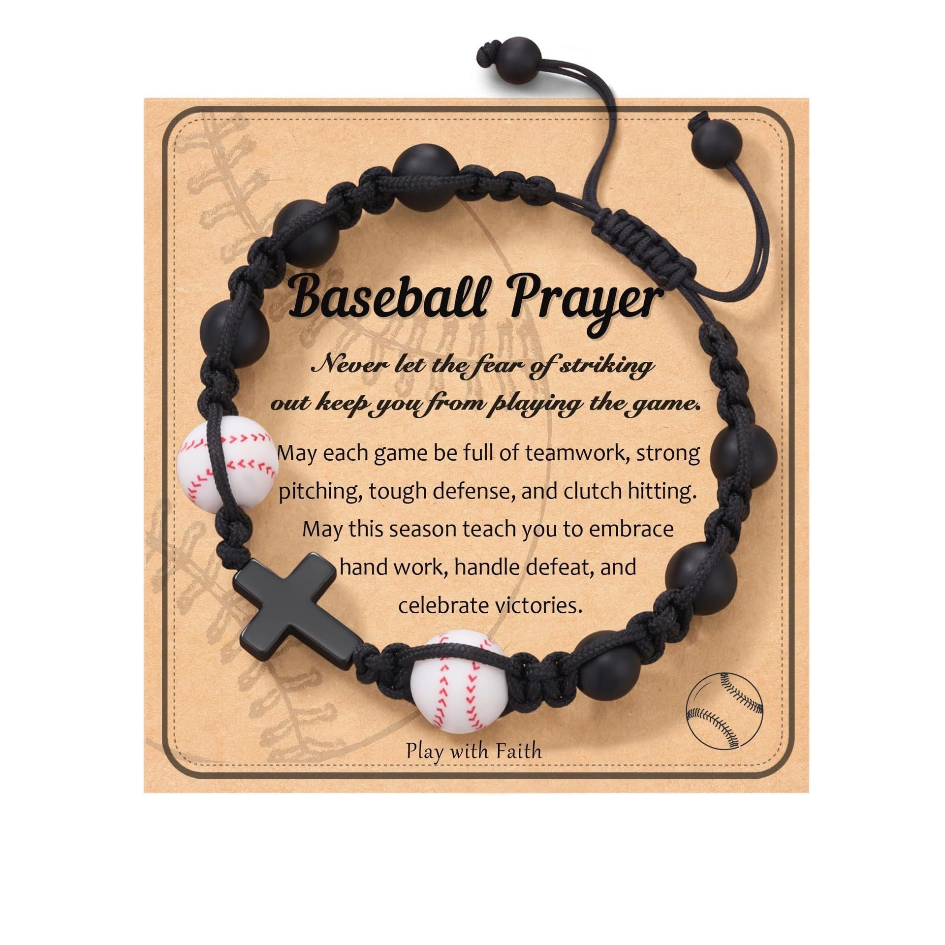 Pulsera de Fe con Temática Deportiva: Tarjeta con Mensaje para el Día a Día