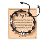 Pulsera de Fe con Temática Deportiva: Tarjeta con Mensaje para el Día a Día