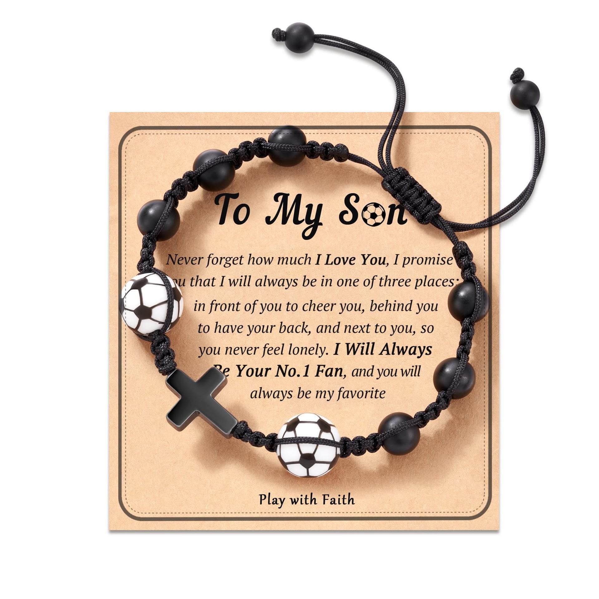 Pulsera de Fe con Temática Deportiva: Tarjeta con Mensaje para el Día a Día