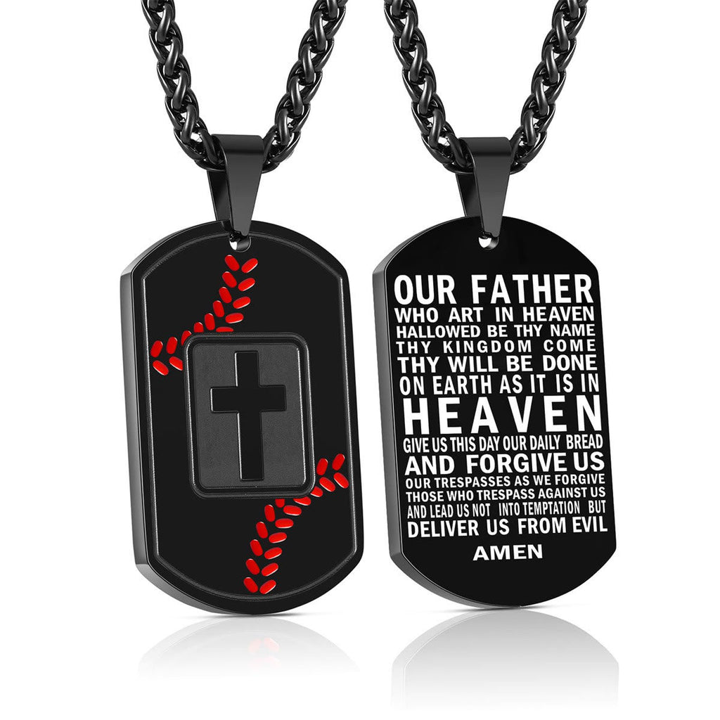 Placa Militar Pulida de Béisbol con Escritura: Recordatorio Constante de Gracia