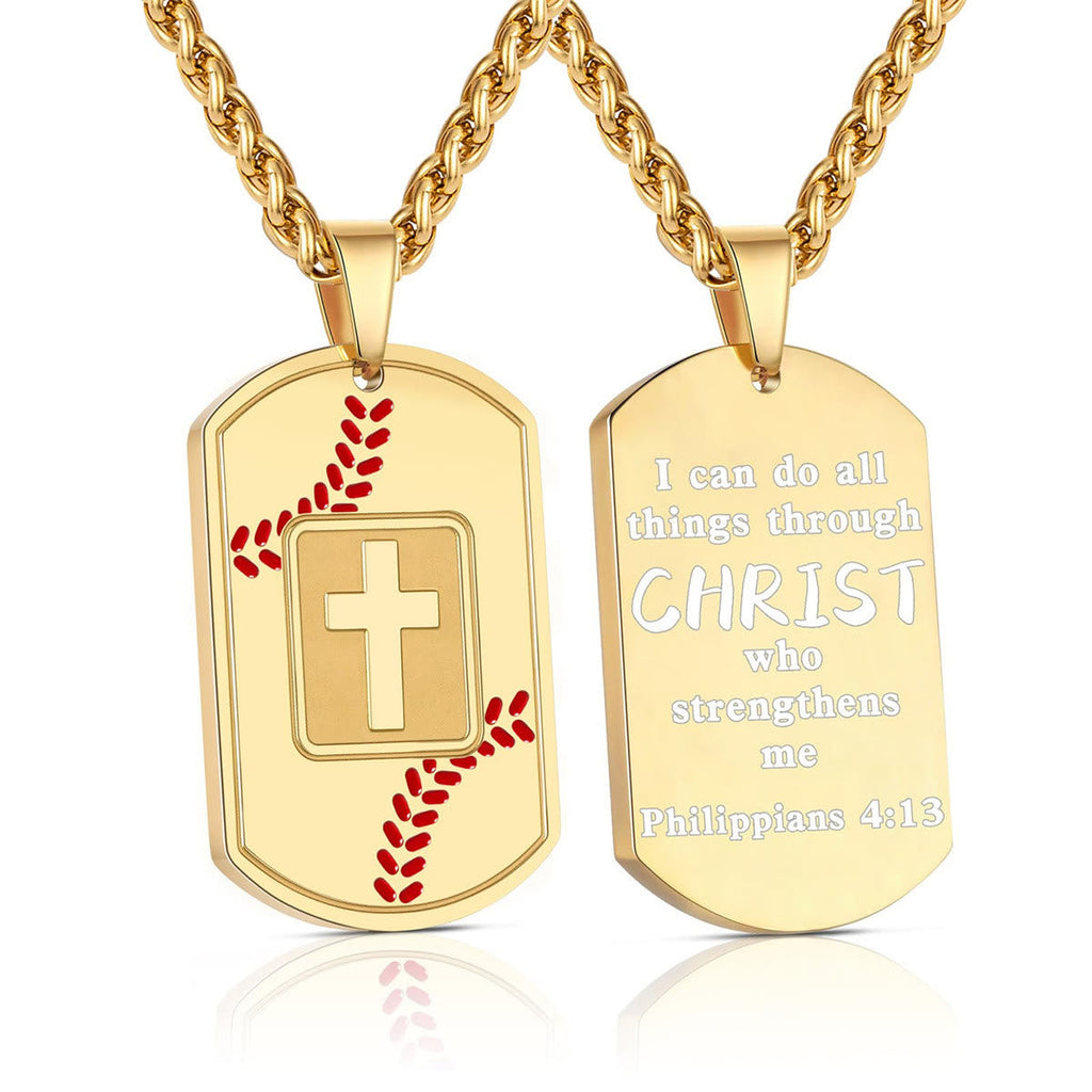 Placa Militar Pulida de Béisbol con Escritura: Recordatorio Constante de Gracia