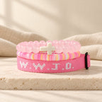 Faith Prompt Bracelet with Cross Bead & WWJD Card