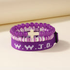 Pulsera de Fe con Cuenta de Cruz y Tarjeta WWJD: Recuerdo Listo para Regalar
