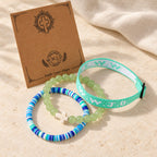 Faith Prompt Bracelet with Cross Bead & WWJD Card