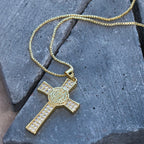Collar de Cruz Serie Emblema de San Benito: Recordatorio de Fe y Gracia Diario