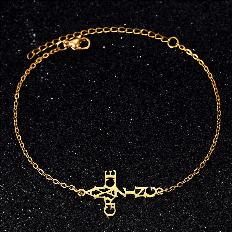 Pulsera de Cruz y Fe: Compañera Delicada de Gracia y Esperanza