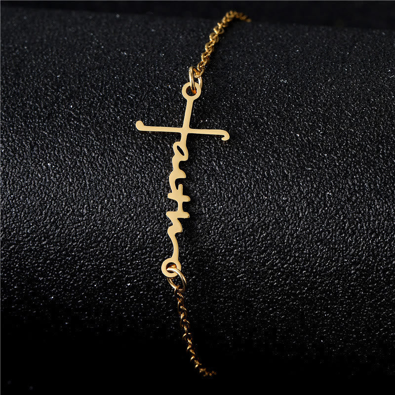 Pulsera de Cruz y Fe: Compañera Delicada de Gracia y Esperanza