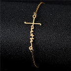 Pulsera de Cruz y Fe: Compañera Delicada de Gracia y Esperanza