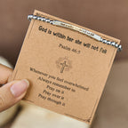 Pulsera "Dios es Primero" y Salmo 46:5: Compañera Firme para el Día a Día