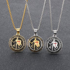 Collar Vintage Efesios 6 en 3 Colores: Recordatorio de Fuerza Espiritual