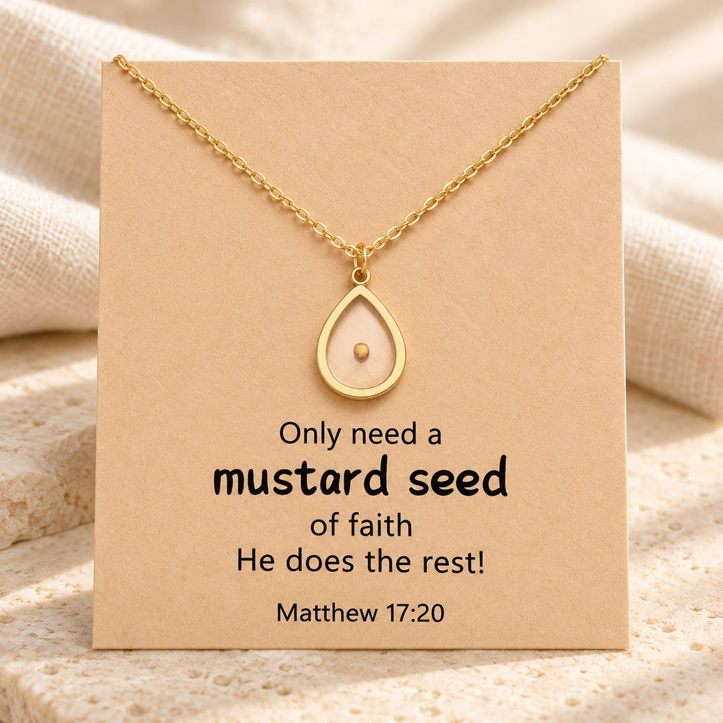 Matthew 17:20 Multi-Shaped Mustard Seed Pendant
