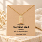 Matthew 17:20 Multi-Shaped Mustard Seed Pendant
