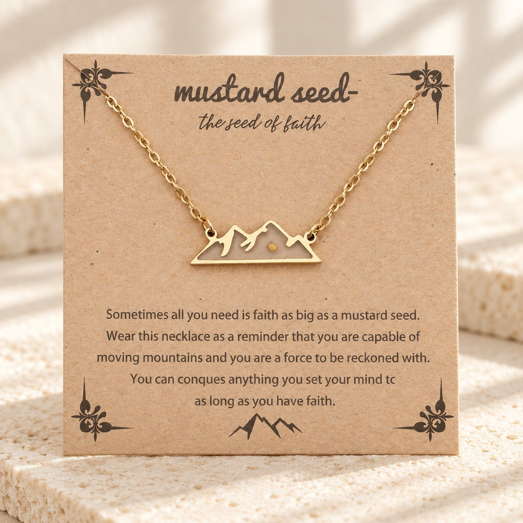 Matthew 17:20 Multi-Shaped Mustard Seed Pendant