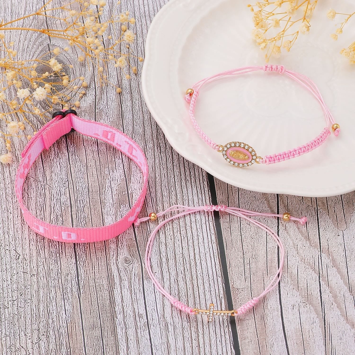 Pulsera de Fe con Cuenta de Cruz y Tarjeta WWJD: Recuerdo Listo para Regalar