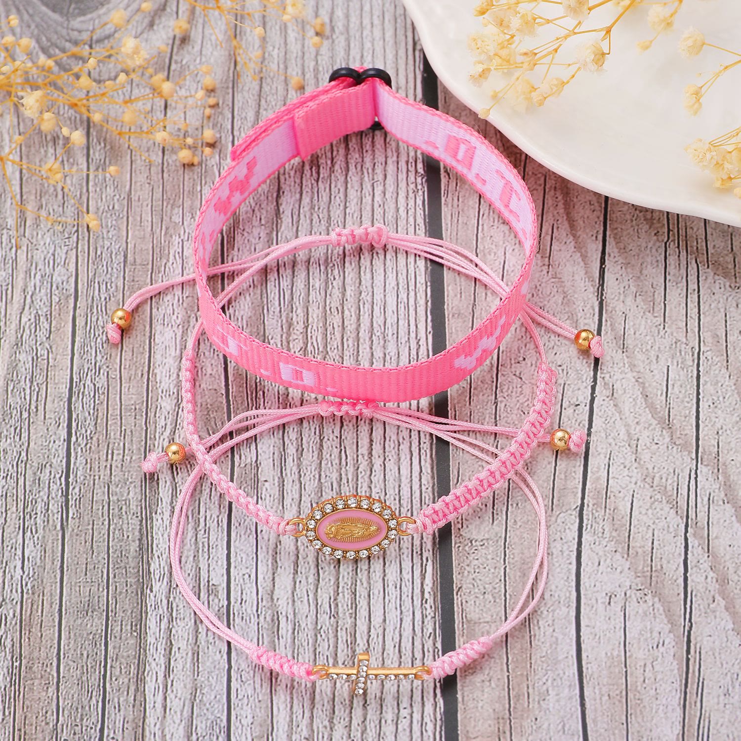 Pulsera de Fe con Cuenta de Cruz y Tarjeta WWJD: Recuerdo Listo para Regalar