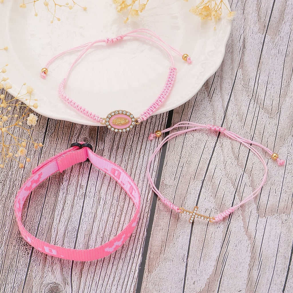 Pulsera de Fe con Cuenta de Cruz y Tarjeta WWJD: Recuerdo Listo para Regalar
