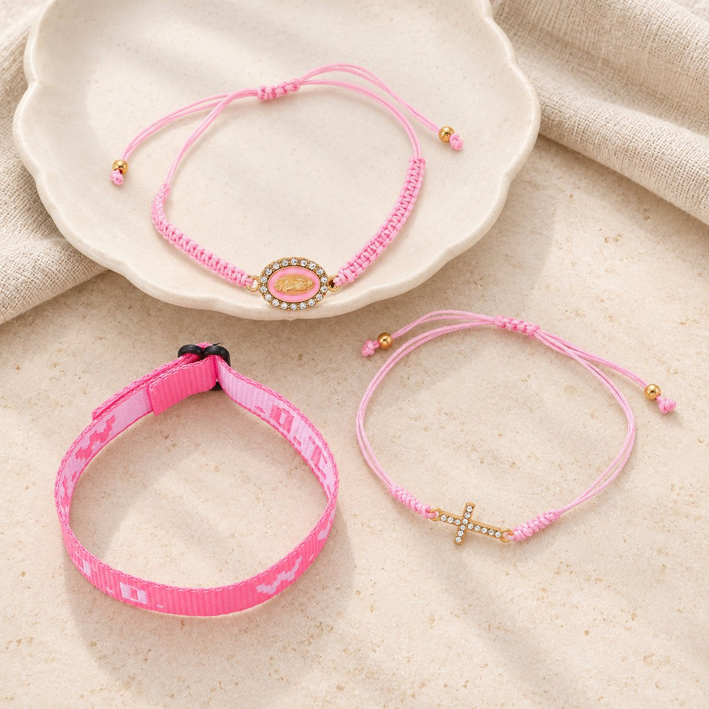 Faith Prompt Bracelet with Cross Bead & WWJD Card