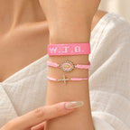 Faith Prompt Bracelet with Cross Bead & WWJD Card