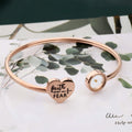 Brazalete Semilla de Mostaza "Fe Sobre Miedo" en 3 Colores: Recordatorio Firme de Esperanza