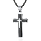 Collar de Cruz de Tres Capas: Fe Personalizada para el Día a Día