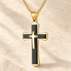 Three-Layer Cross Necklace