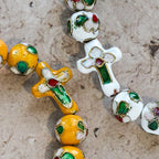Piezas de Fe en Filigrana y Esmalte Cloisonné: Consuelo con Simbolismo Sagrado