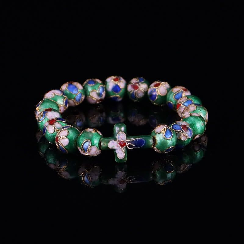 Piezas de Fe en Filigrana y Esmalte Cloisonné: Consuelo con Simbolismo Sagrado