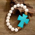 Pulsera de Cruz Texturizada Multiestilo: Devoción Marcada para el Día a Día