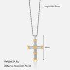 Collar de Cruz Multidiseño: Recordatorio Sereno de Su Fidelidad