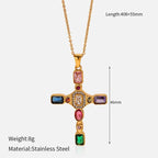Collar de Cruz Multidiseño: Recordatorio Sereno de Su Fidelidad