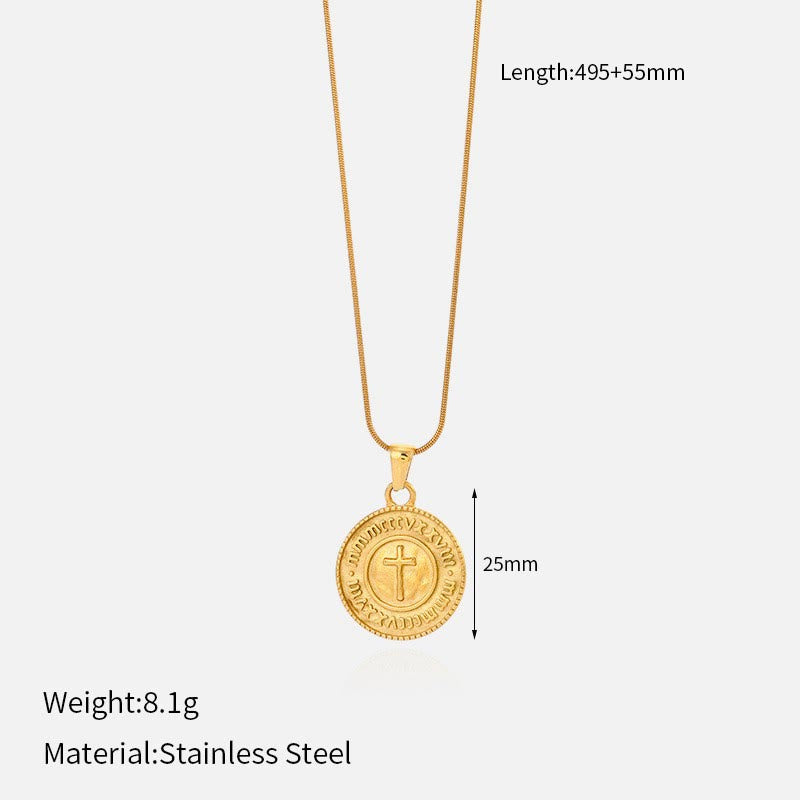 Collar de Cruz Multidiseño: Recordatorio Sereno de Su Fidelidad