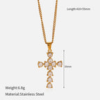 Collar de Cruz Multidiseño: Recordatorio Sereno de Su Fidelidad