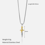 Collar de Cruz Multidiseño: Recordatorio Sereno de Su Fidelidad