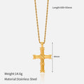 Collar de Cruz Multidiseño: Recordatorio Sereno de Su Fidelidad