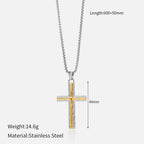 Collar de Cruz Multidiseño: Recordatorio Sereno de Su Fidelidad