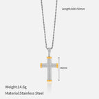 Collar de Cruz Multidiseño: Recordatorio Sereno de Su Fidelidad
