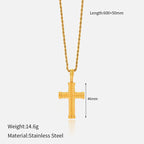 Collar de Cruz Multidiseño: Recordatorio Sereno de Su Fidelidad