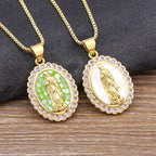 Collar de la Virgen en Tonos Suaves: Gracia que Calma los Días Ocupados