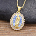 Collar de la Virgen en Tonos Suaves: Gracia que Calma los Días Ocupados