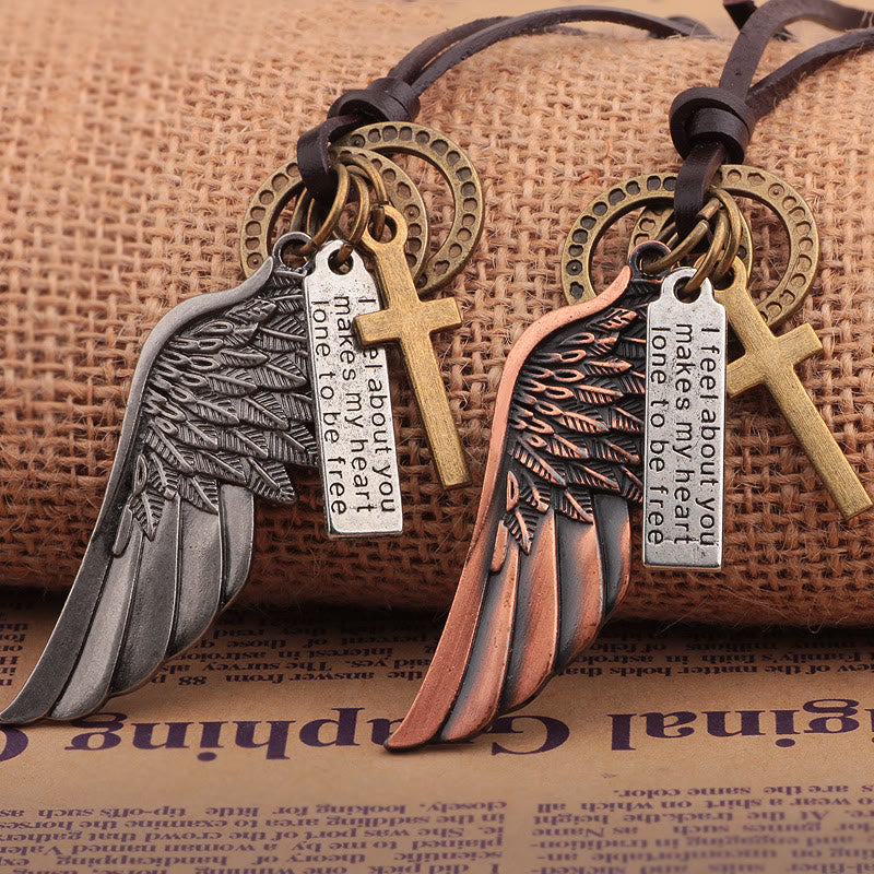 Collar Vintage de Ala de Ángel y Cruz: Su Cuidado para el Día a Día